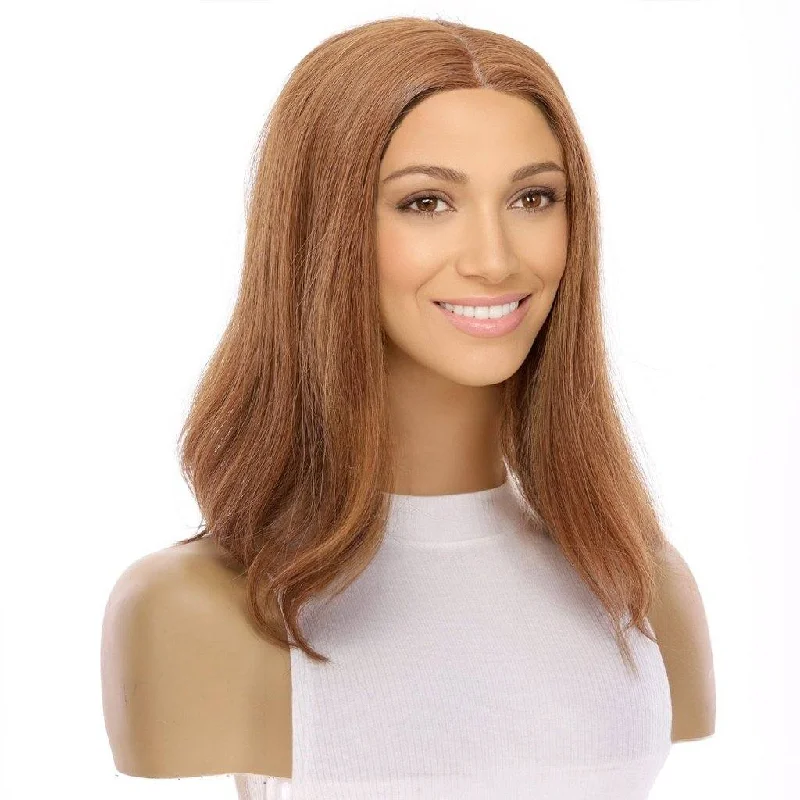 Petite short wig designed for a more delicate frame16" Divine Lace Top Topper Copper