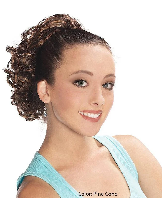 Low - profile ponytails for a sophisticated and understated style809 Pony Curl II by WigPro: Synthetic Hair Piece