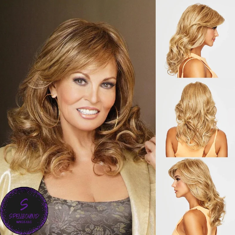 Adjustable - cap short wig for a customized and comfortable fitAlways Large Cap in Shaded Iced Latte Macchiato - Signature Wig Collection by Raquel Welch ***CLEARANCE***