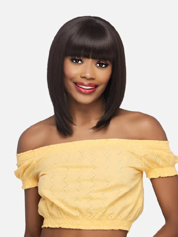 Short wig with a geometric pattern for a unique and fashion - forward designAmore Mio Hair Collection Everyday Wig - AW ONIKA