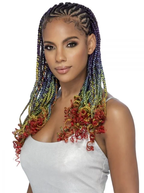 Clip - in Braid & Plait Hair Extensions for a Temporary and Convenient OptionAmore Mio Pre-Stretched Samba Color Stretch Braid 55 (SMCB)