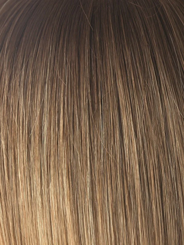 MACADAMIA-LR | The root is a soft brown that melts into a beige blonde