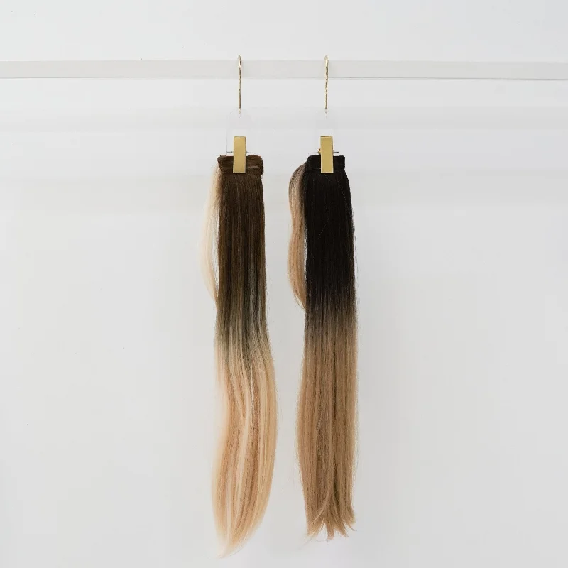 Extension ponytails with a secure elastic base for all - day comfortAPRYL Synthetic 26” Ombre Straight Ponytail