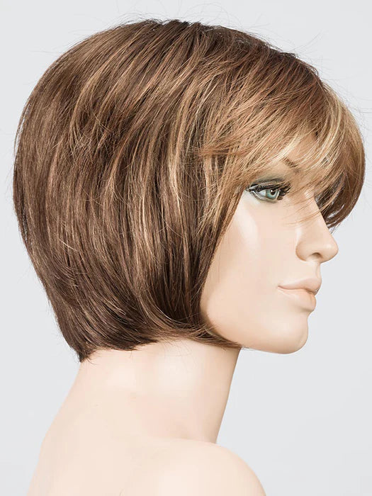 MOCCA LIGHTED 830.27.26 | Medium Brown blended with Light Auburn, Dark Strawberry Blonde and Light Golden Blonde with Highlights Throughout and Concentrated in the Front