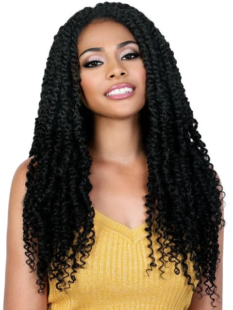 Fishtail Braid & Plait Hair Extensions with a Side - Part for a Flattering StyleBeshe Passion Twist & Butterfly Loc 3X BULK WATER WAVE Crochet Braid 24 C.WATER324