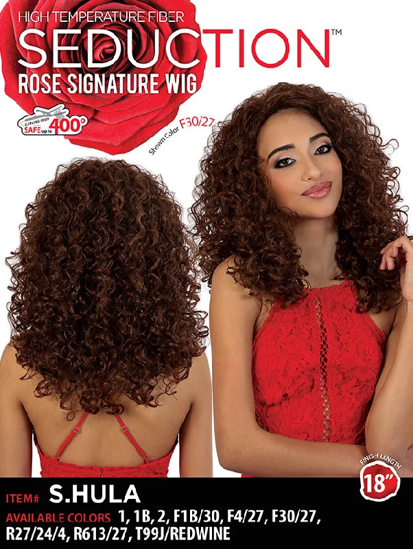 Platinum - blonde short wig for a trendy and eye - catching styleSeduction Rose Signature Synthetic Wig - S.HULA