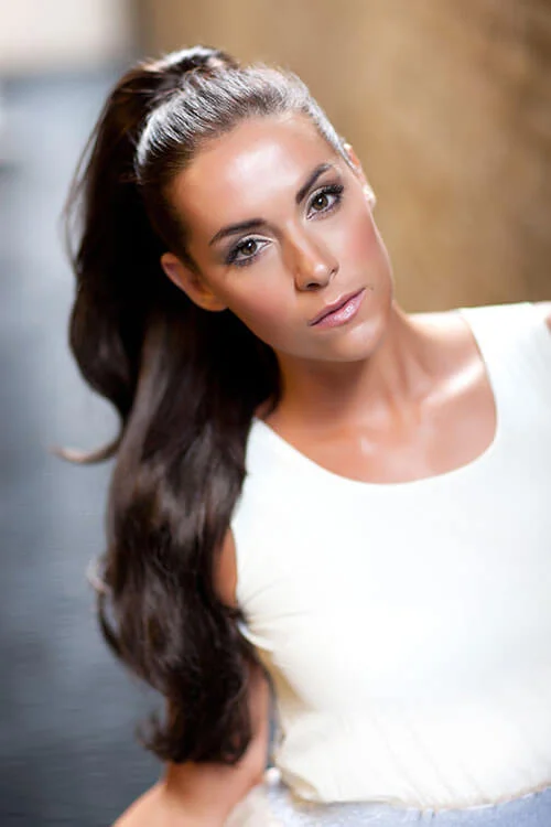 Ponytails made from recycled materials for an eco - friendly optionClip-in ponytail hair piece extension, flexihair: Poppy