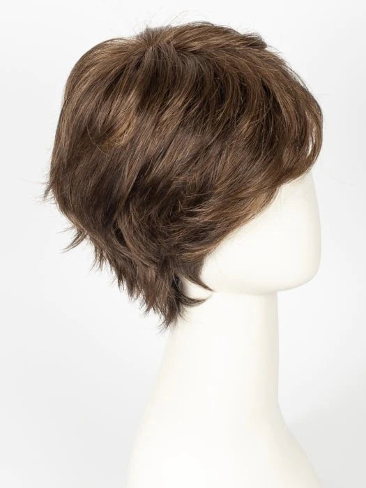 Monofilament - cap short wig for a breathable and natural - looking scalpGilda Mono | SALE 50% | Synthetic Lace Front (Mono Top) Wig by Ellen Wille | CHOCOLATE MIX