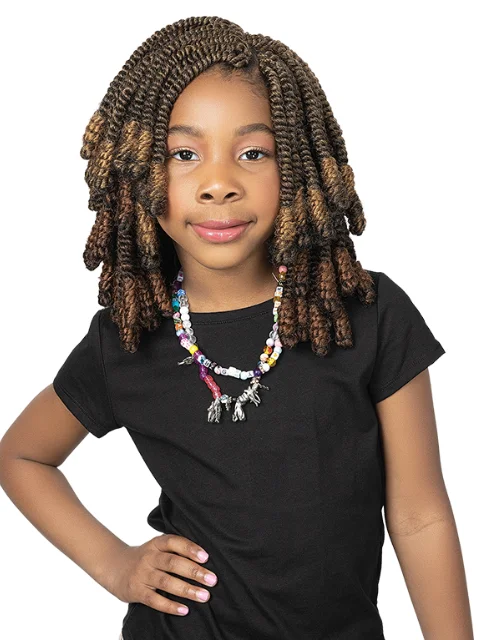 Box Braid & Plait Hair Extensions in a Jet - Black Color for a Classic Appearance[MULTI PACKS DEAL] Janet Collection Nala Tress 3X TEENY INVISIBLE LOCS Braid 8"- 5PCS