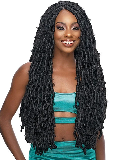 Braid & Plait Hair Extensions with a Curly End for a Playful Vibe[MULTI PACKS DEAL] Janet Collection Nala Tress GYPSY BUTTERFLY LOCS Crochet Braid 24-5PCS