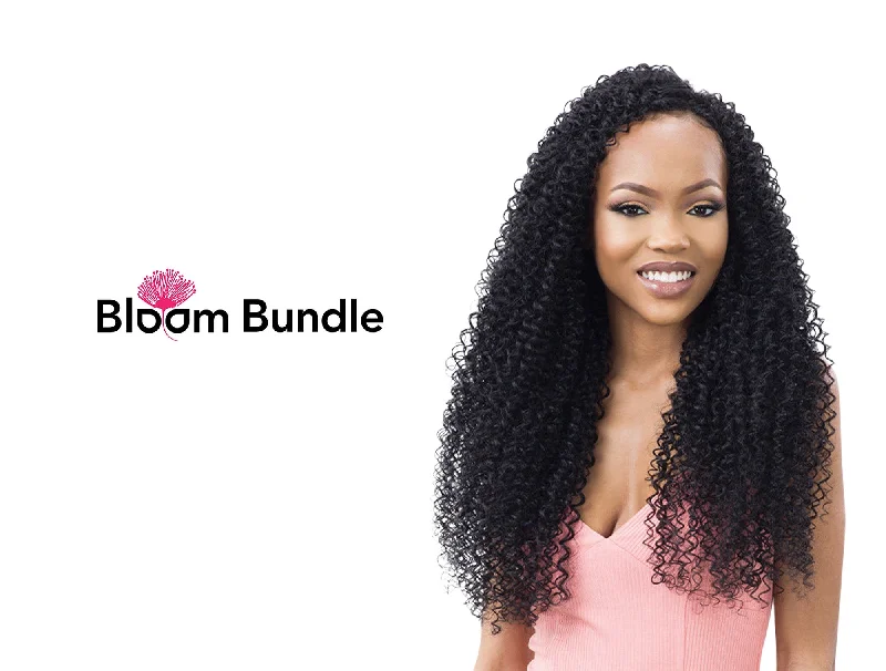 Ponytails with a natural - looking scalp for a more realistic appearanceMAYDE BLOOM BUNDLE JERRY CURL 36"