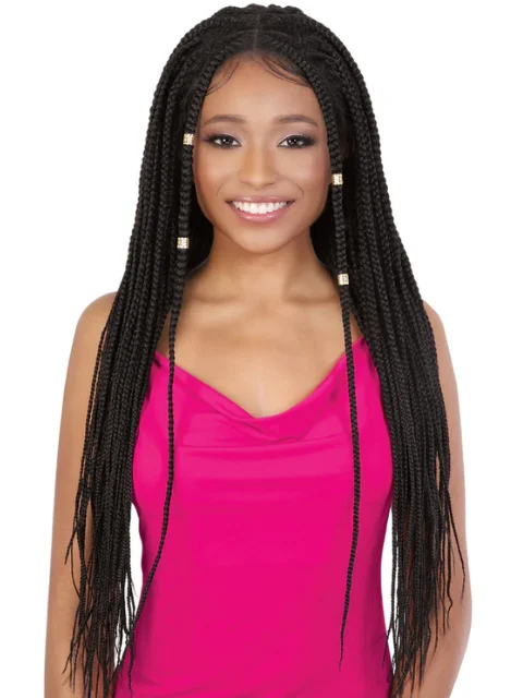 Cornrow Braid & Plait Hair Extensions with a Middle - Part for a Stylish LookMotown Tress 3X BIG BOX Crochet Braid 24 C.BBOX243