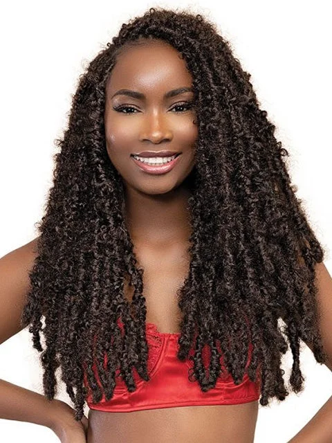 Box Braid & Plait Hair Extensions in a Jet - Black Color for a Classic AppearanceJanet Collection Nala Tress BUTTERFLY LOCS Crochet Braid 18" -BTFLYL18