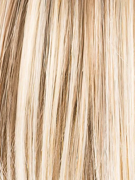 CHAMPAGNE-ROOTED | Light Beige Blonde, Medium Honey Blonde, and Platinum Blonde blend with Dark Roots