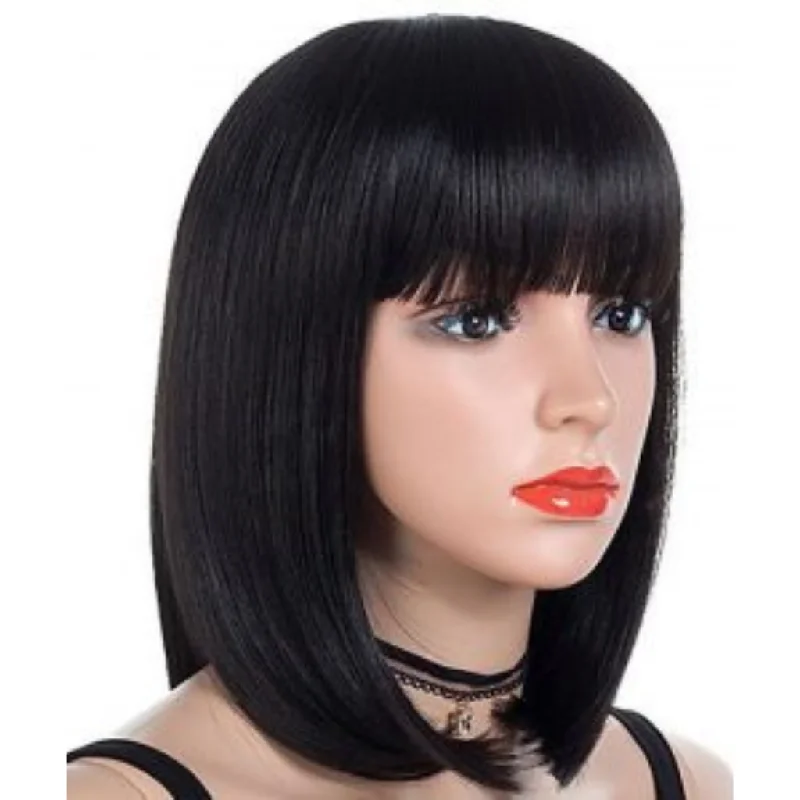 Short wig with a pixie cut for a bold and edgy lookEi 100% Brazilian Human Hair Wig Natural Colour - Anne-M