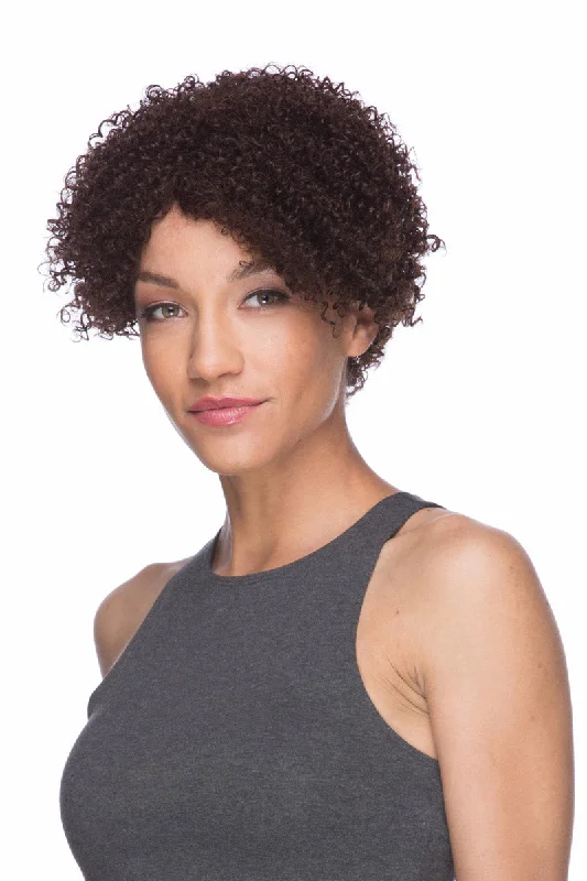 Heat - resistant short wig for easy styling with hot toolsCandela <br>Remy Human Hair Wig