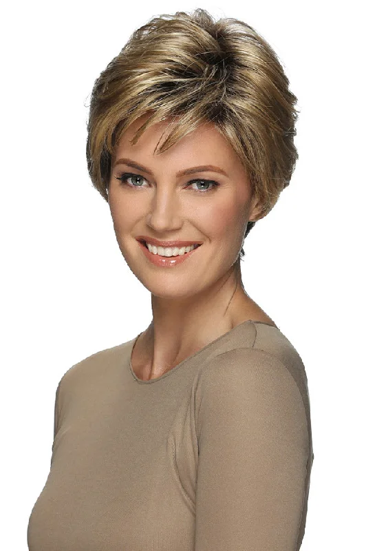 Short wig with a curly texture for a playful and youthful vibeBillie <br>Synthetic Wig