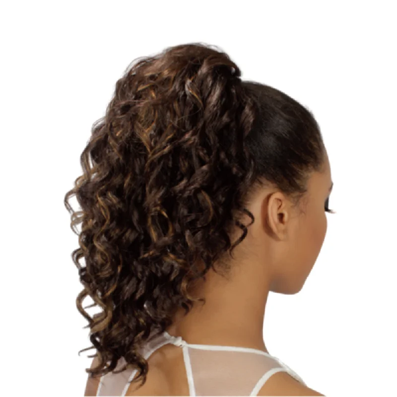 Straight ponytails with a sleek finish for a modern and polished lookEve Hair Casablanca FHP-303 Drawstring Synthetic Ponytail