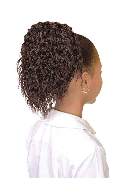 Human hair ponytails with a natural shine for a luxurious lookEve Hair My Angel Kid-6 Drawstring Synthetic Ponytail