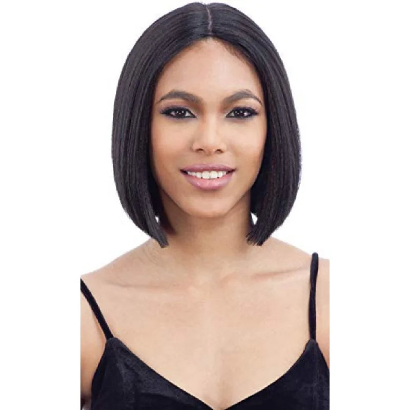 Short wig with a curly texture for a playful and youthful vibeFreeTress Equal Synthetic 5 inch Deep Lace Part Wig - Vana