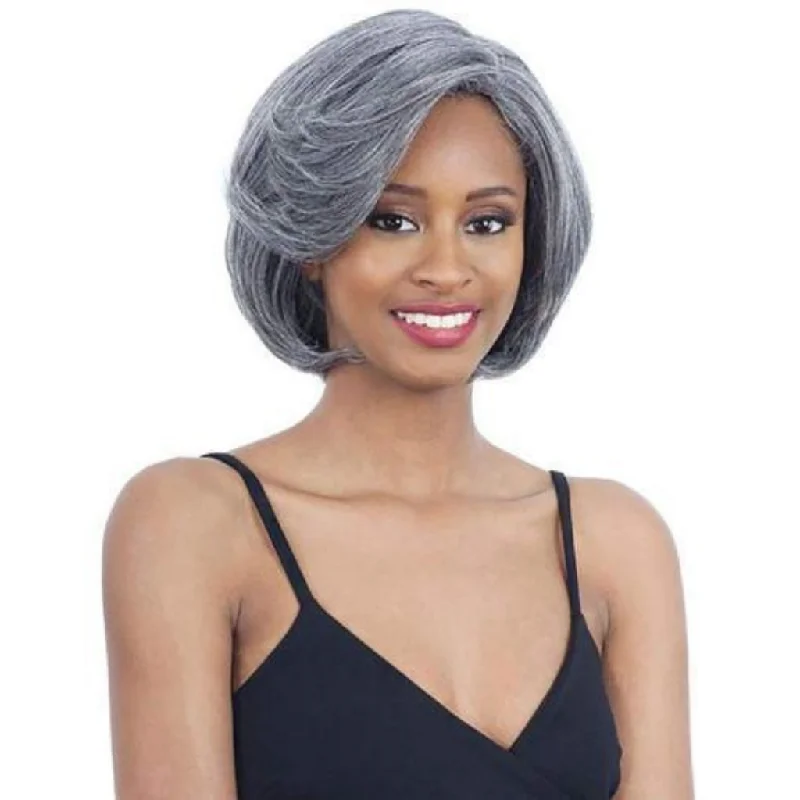 Adjustable - cap short wig for a customized and comfortable fitFreeTress Equal Synthetic Silver Star Wig - OM28051