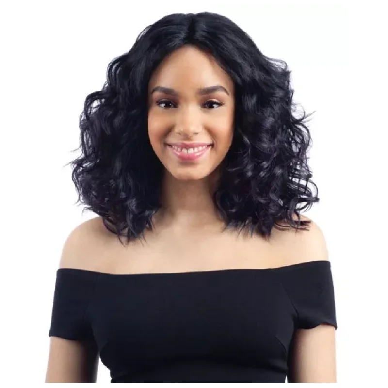 Monofilament - cap short wig for a breathable and natural - looking scalpFreetTess Equal Synthetic Invisible Part Wig - Anaty