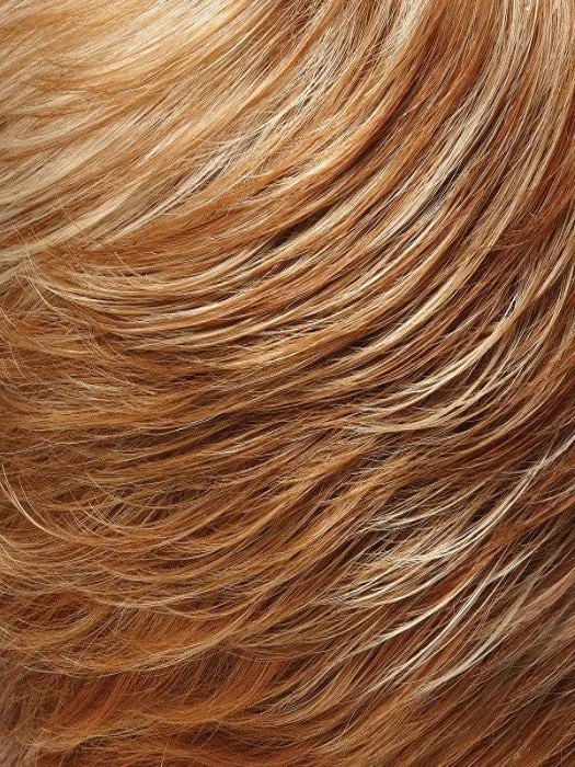 27F613 | Medium Red-Gold Blonde and Pale Natural Gold Blonde Blend with Medium Red-Gold Blonde Nape