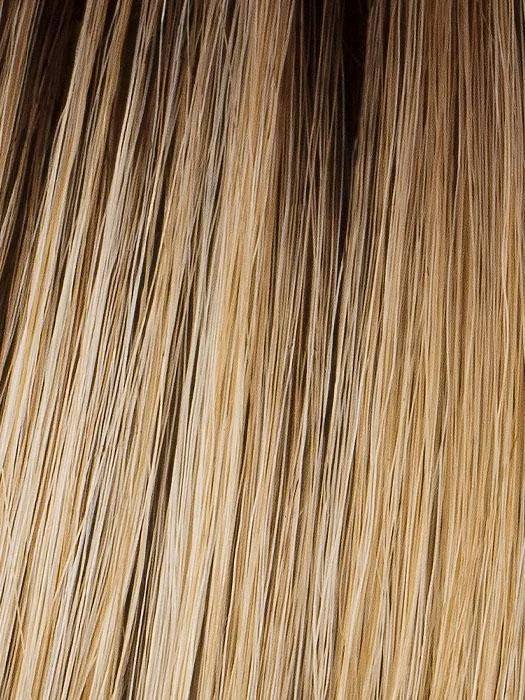 SS14/88 ROOTED GOLDEN WHEAT | Medium Blonde streaked with pale Gold highlights and dark roots