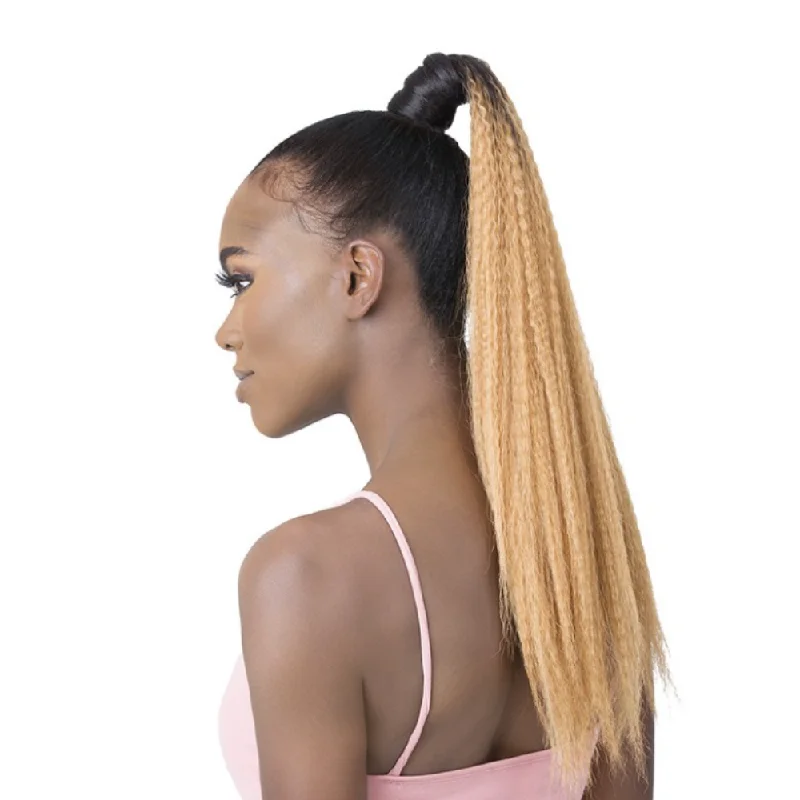 Ponytails with a natural - looking scalp for a more realistic appearanceGoldntree By It's A Wig! Synthetic DIY Pony Wrap Ponytail - Crimped Curl 22"