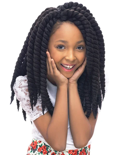 Braid & Plait Hair Extensions with a Curly End for a Playful VibeHarlem 125 Kid's Mochi ZUMBA TWIST Braid 12