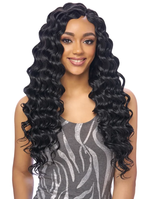 Cornrow Braid & Plait Hair Extensions with a Middle - Part for a Stylish LookHarlem 125 Kima 3X OCEAN WAVE Crochet Braid 20 KOW3X