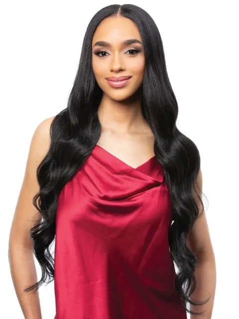 Short wig with a wavy texture for a beachy and relaxed lookHarlem 125 Kima Classic Human Hair Blend Signature V-Part Wig - KSV06