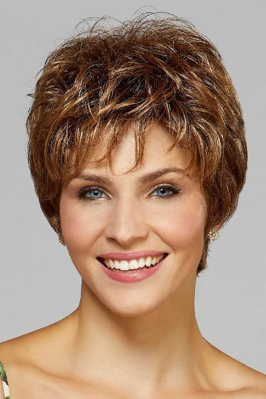 Short wig with a side - swept bang for a sophisticated and flattering styleHenry Margu Wigs - Elena (#2501)