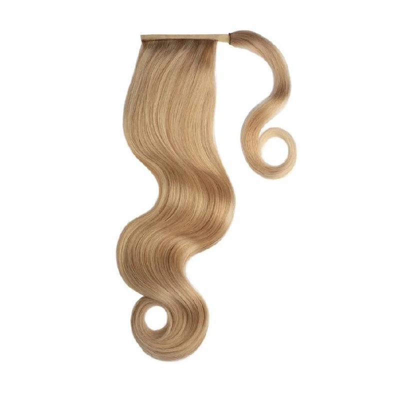 Black - colored ponytails for a classic and timeless appearanceHONEYCOMB HIGHLIGHTS Remy Human Hair Ponytail 22" ** READY TO SHIP **