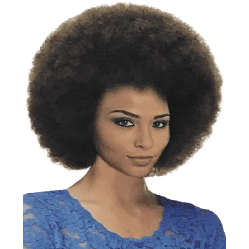 Short wig with a curly texture for a playful and youthful vibeImpression Handmade Wig - Afro