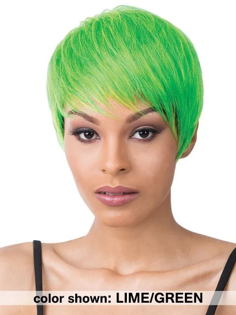 Short wig with a curly texture for a playful and youthful vibeIts a Wig Synthetic Wig - CHICAGO