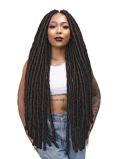 Braid & Plait Hair Extensions with Blonde Highlights for a Sun - Kissed Look[MULTI PACKS DEAL] Janet Collection Nala Tress RIH LOCS Crochet Braid 30- 5PCS