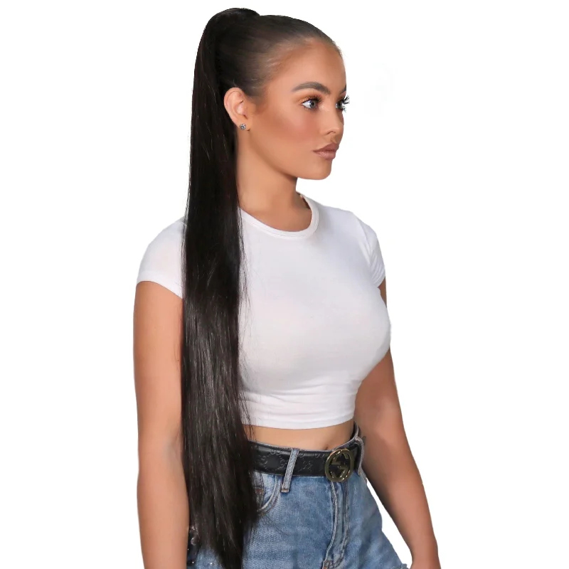 Human hair ponytails with a natural shine for a luxurious lookLex 29'' Ponytail