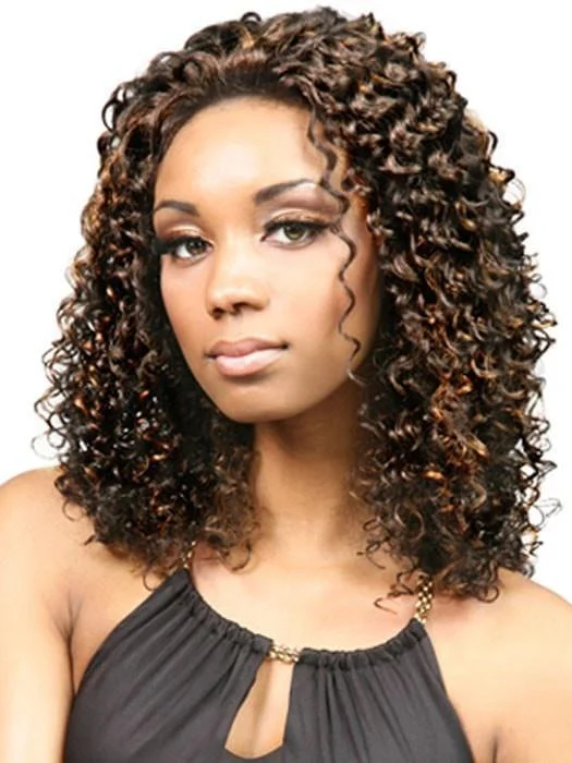 Long - length wig with a side - part for a more flattering lookLFE-Val by Motown Tress | CLOSEOUT