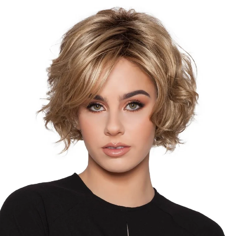 Short wig with a wavy texture for a beachy and relaxed lookLiana by Wig Pro (Basic Cap Wig)