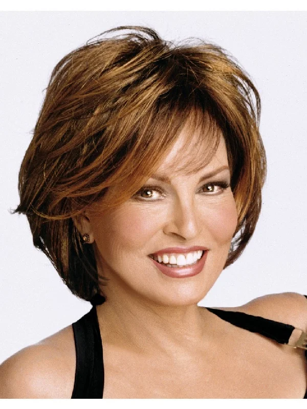 Long - length wig with a heat - resistant formula for easy styling at homeLighten Up by Raquel Welch | Mono Top | CLEARANCE