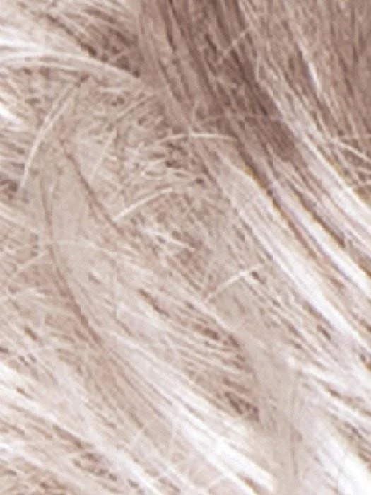 SILVER STONE | Silver Medium Brown blend that transitions to more Silver then Medium Brown then to Silver Bangs