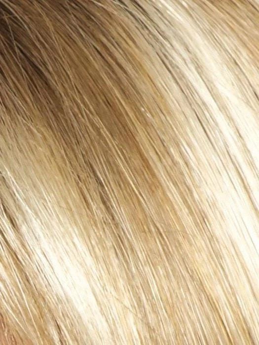 CREAMY TOFFEE R | Rooted Dark Blonde  Evenly Blended with Light Platinum Blonde and Light Honey Blonde