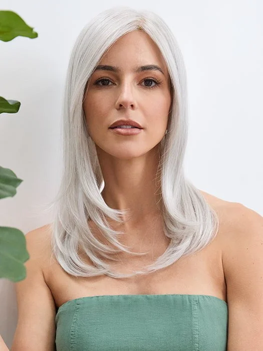 Long - length wig with a straight texture for a sleek and glamorous lookLong TP Mono LG | Synthetic Hair Topper (Mono Top)