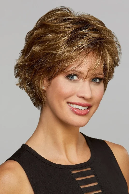 Short wig with a curly texture for a playful and youthful vibeMane Attraction Wigs - Fame (#406)