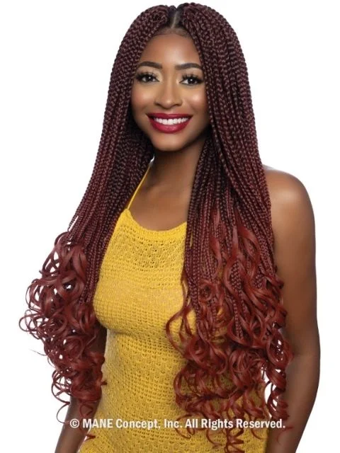 Braid & Plait Hair Extensions for a Formal Evening Event with a Sophisticated StyleMane Concept Afri Naptural 3X FRENCH BOUNCY Crochet Braid 24" (BOX316)