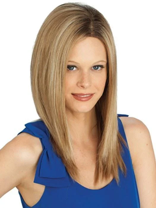 Long - length wig with a side - swept bang for a sophisticated lookManhattan Soiree by Louis Ferre | Layered Lace Front Wig | CLOSEOUT