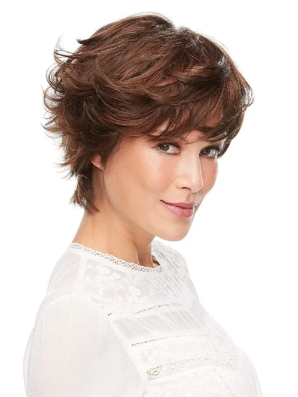 Long - length wig with a pre - plucked hairline for a more natural lookMeg | Synthetic Wig (Double Mono & Hand-Tied) | CLOSEOUT