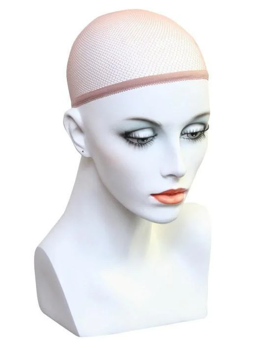 Long - length wig with a silk - base cap for a comfortable and smooth feelMesh Wig Liner/Cap