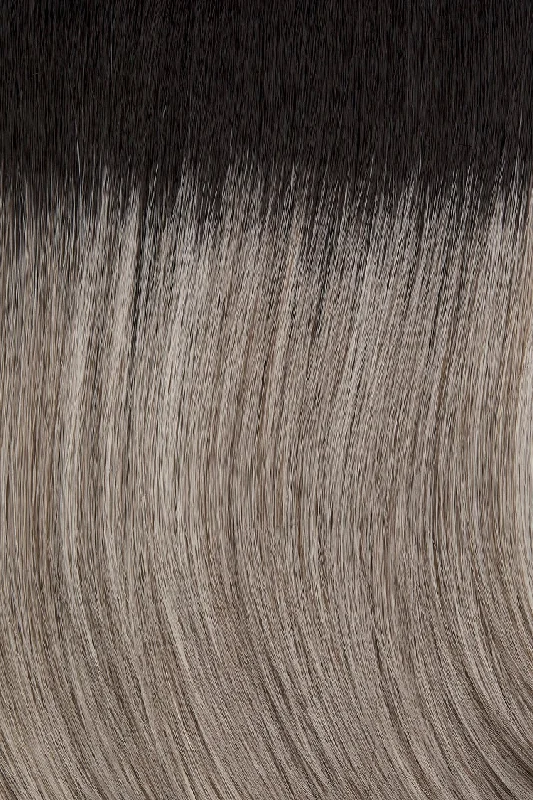 38/56GR | Silver white highlighted with light	grey	 			and	light	brown	and	off	black	roots